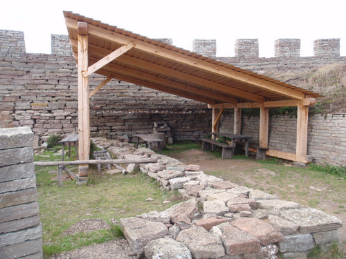 Viking Fortress Interior Structures.